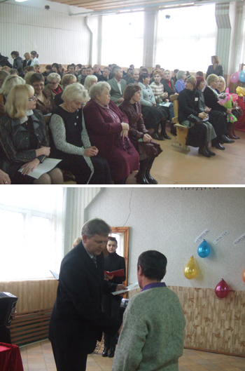 Глава администрации города Шумерля поздравил преподавательский состав профессионального училища №6 с Днем учителя